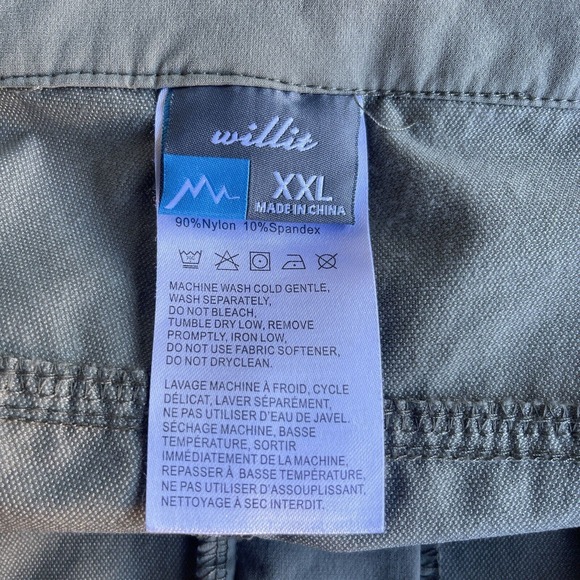 Willit Shorts Womens Plus Size 2X XXL Green Hiking Outdoor Activewear - Picture 4 of 9